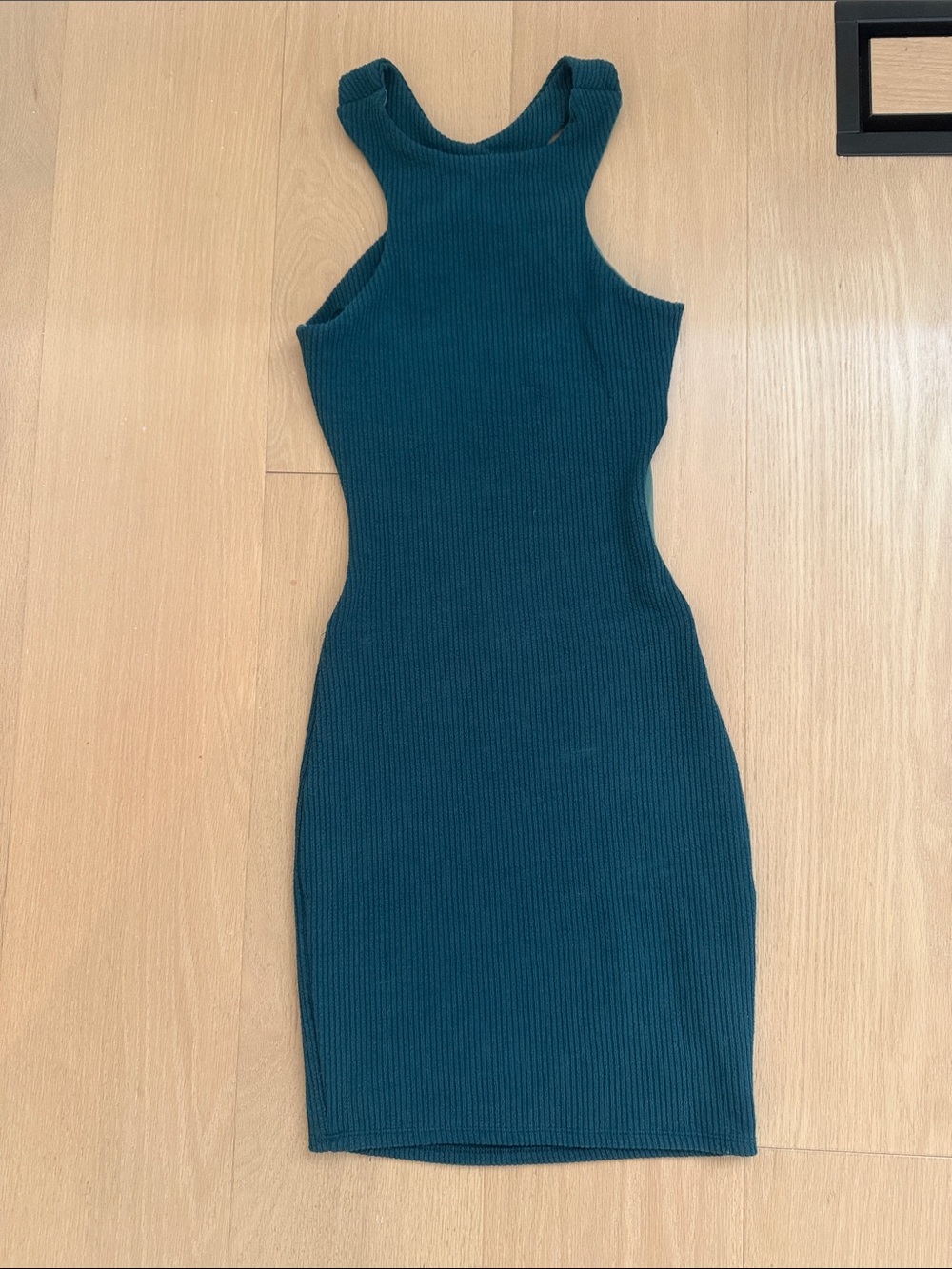 Backless Ribbed Dress